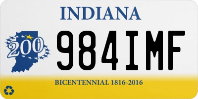 IN license plate 984IMF