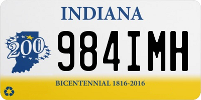 IN license plate 984IMH