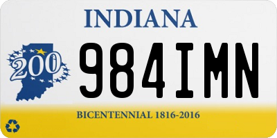 IN license plate 984IMN