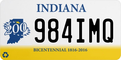 IN license plate 984IMQ
