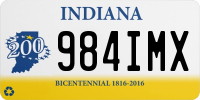 IN license plate 984IMX