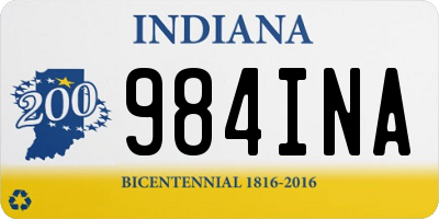 IN license plate 984INA