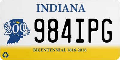 IN license plate 984IPG