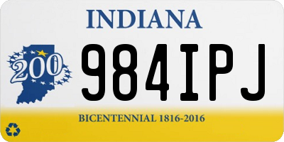 IN license plate 984IPJ