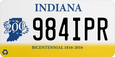 IN license plate 984IPR