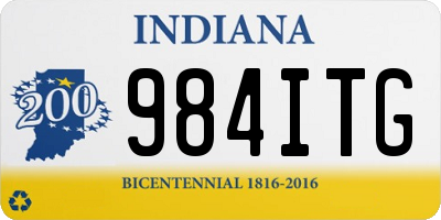 IN license plate 984ITG