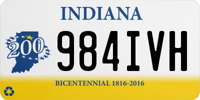 IN license plate 984IVH