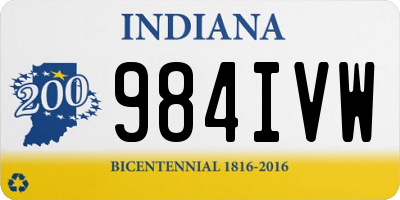 IN license plate 984IVW