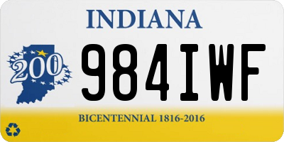 IN license plate 984IWF