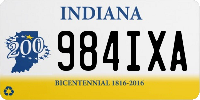 IN license plate 984IXA