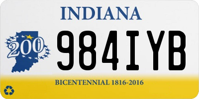 IN license plate 984IYB