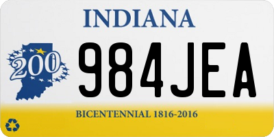 IN license plate 984JEA