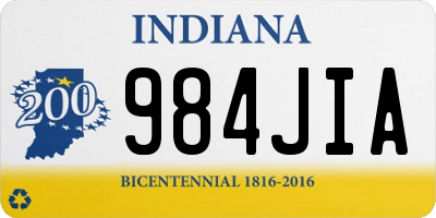 IN license plate 984JIA
