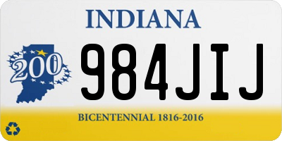 IN license plate 984JIJ