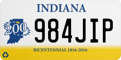 IN license plate 984JIP