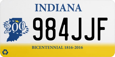 IN license plate 984JJF