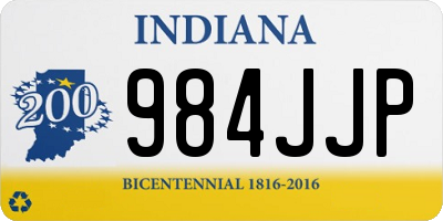IN license plate 984JJP