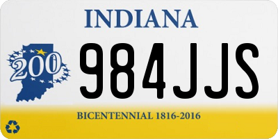 IN license plate 984JJS