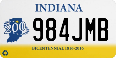 IN license plate 984JMB