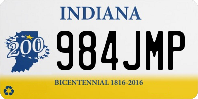 IN license plate 984JMP