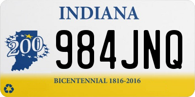 IN license plate 984JNQ