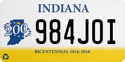 IN license plate 984JOI
