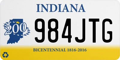 IN license plate 984JTG
