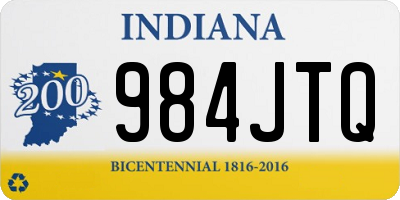 IN license plate 984JTQ