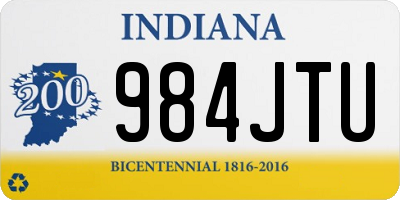IN license plate 984JTU