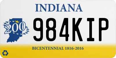 IN license plate 984KIP