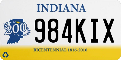 IN license plate 984KIX