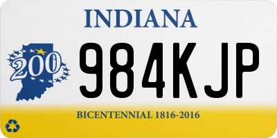 IN license plate 984KJP