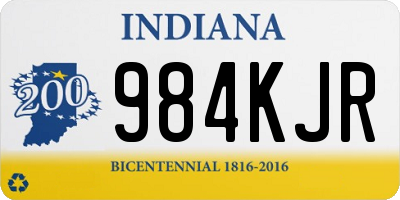 IN license plate 984KJR