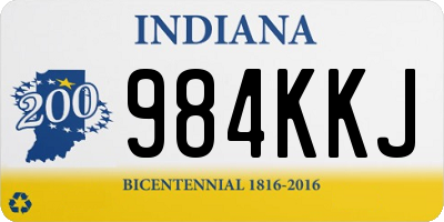 IN license plate 984KKJ