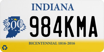 IN license plate 984KMA