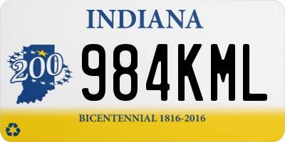 IN license plate 984KML