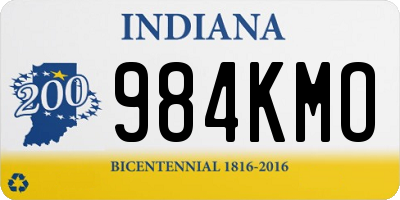 IN license plate 984KMO