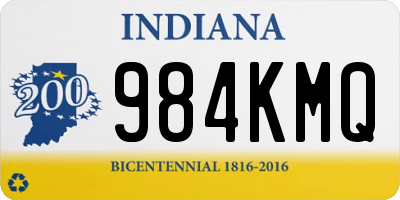 IN license plate 984KMQ