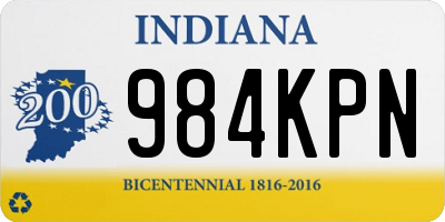 IN license plate 984KPN