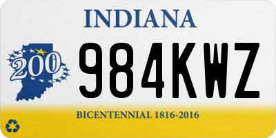 IN license plate 984KWZ