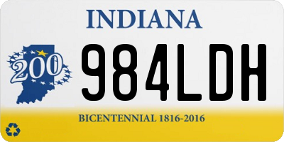 IN license plate 984LDH