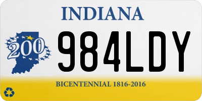 IN license plate 984LDY