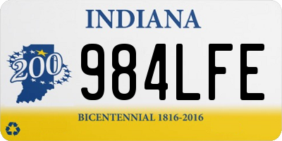 IN license plate 984LFE