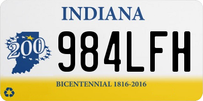 IN license plate 984LFH