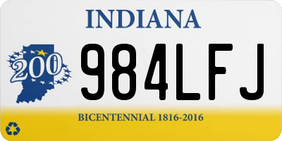 IN license plate 984LFJ