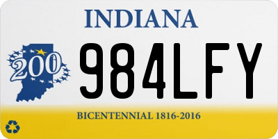 IN license plate 984LFY