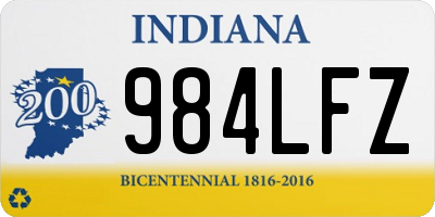 IN license plate 984LFZ