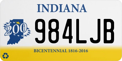 IN license plate 984LJB