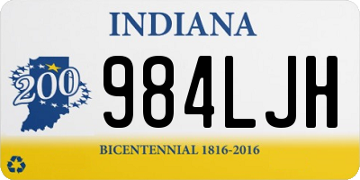 IN license plate 984LJH