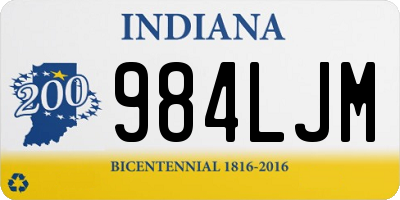 IN license plate 984LJM